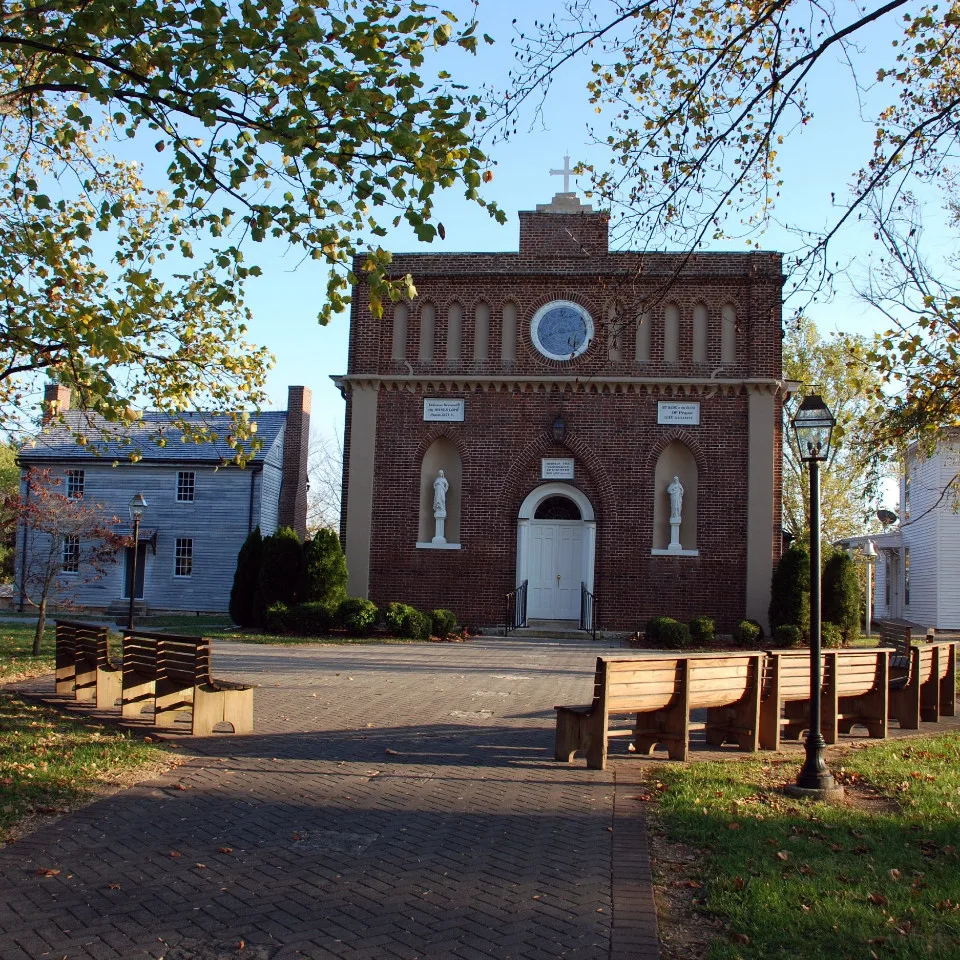 St. Thomas Church & Flaget Log House